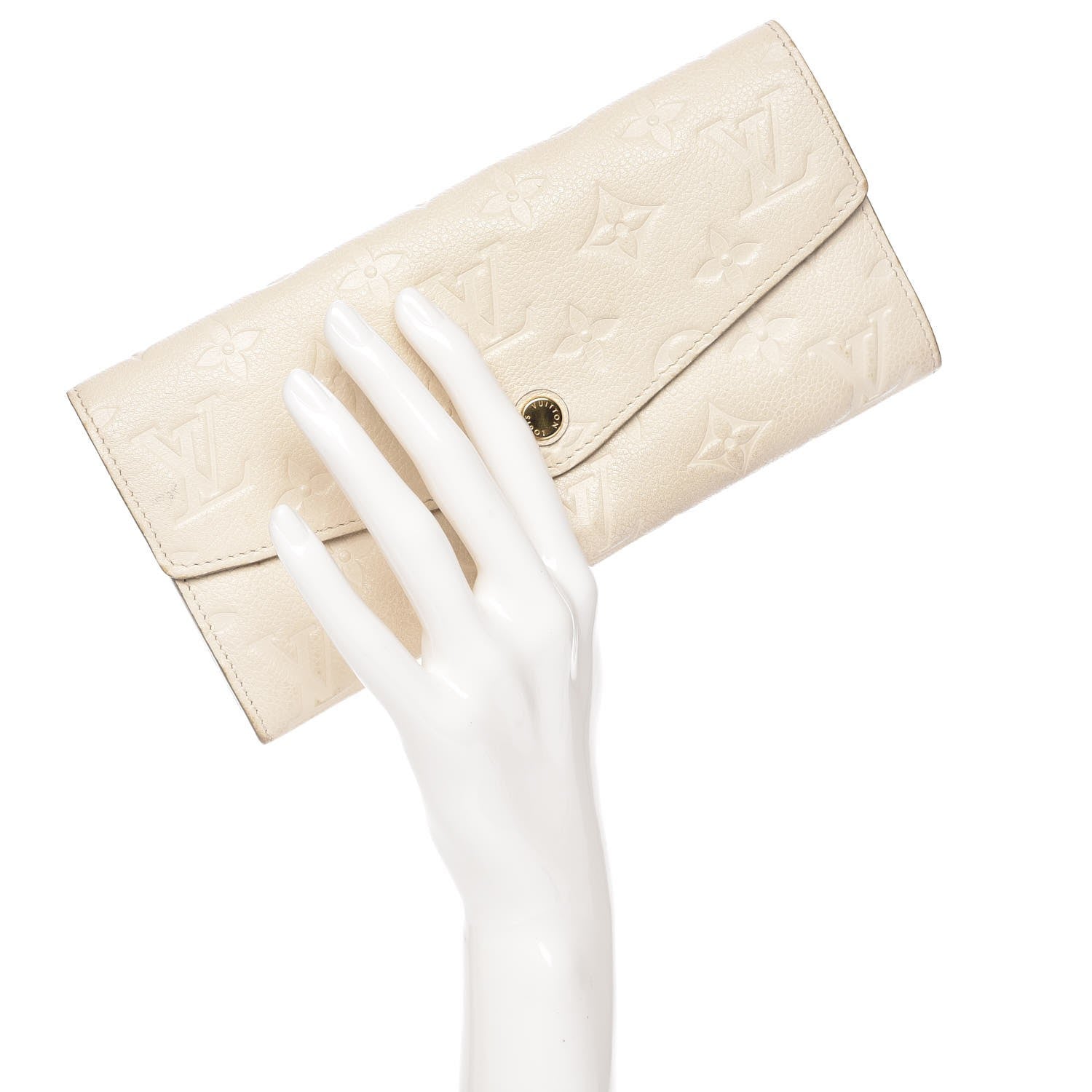 Louis Vuitton Empreinte Curieuse Wallet Neige 2 of 11