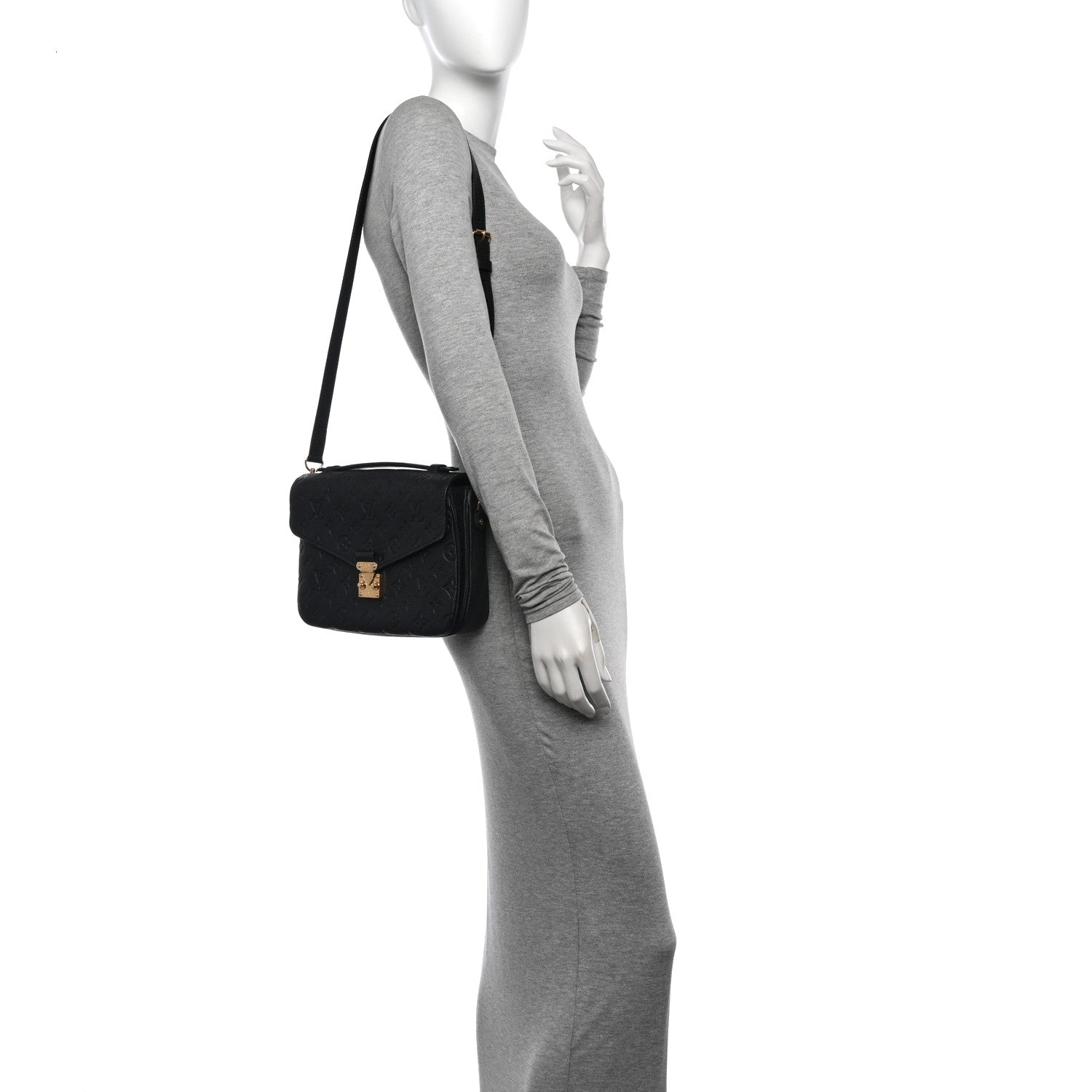 Louis Vuitton Empreinte Pochette Metis Black 2 of 10