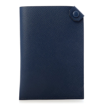 Hermes Epsom Tarmac PM Passport Holder Bleu de Prusse 1 of 6