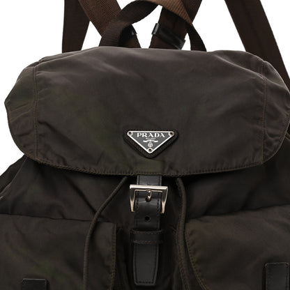 Prada Tessuto Nylon Vela Small Backpack Brown 7 of 10