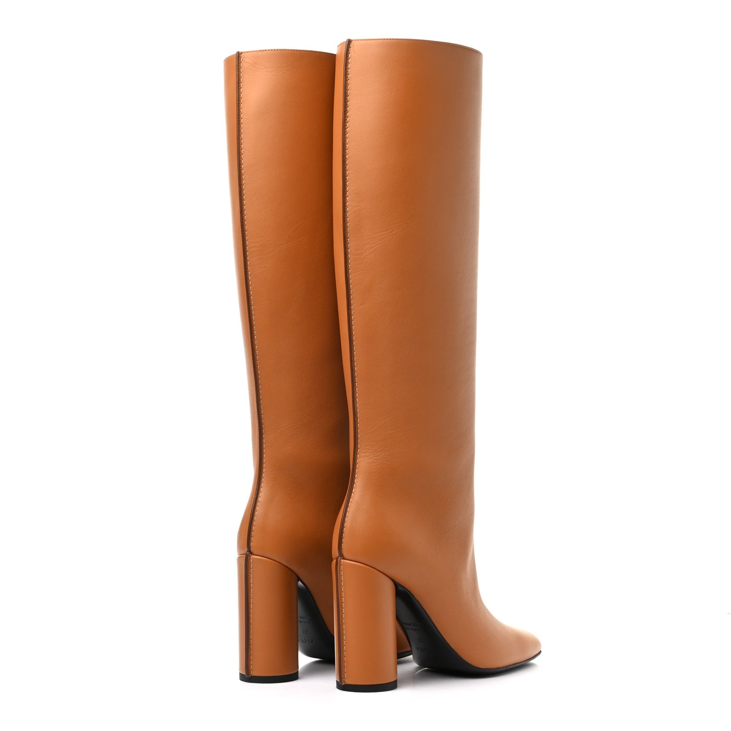 Calfskin Dressage Boots 37 Beige Dore