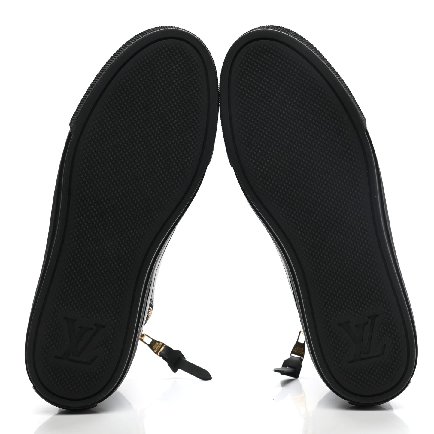 Calfskin Monogram Stellar Sneaker Boots 36 Black White
