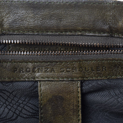 Proenza Schouler Lambskin Medium PS1 Satchel Dark Olive 6 of 20