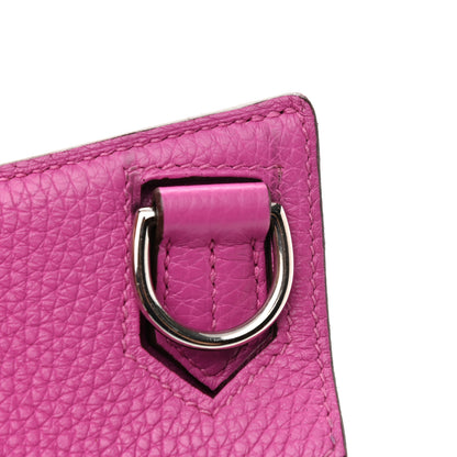 Hermes Taurillon Clemence Jypsiere 28 Magnolia 10 of 10