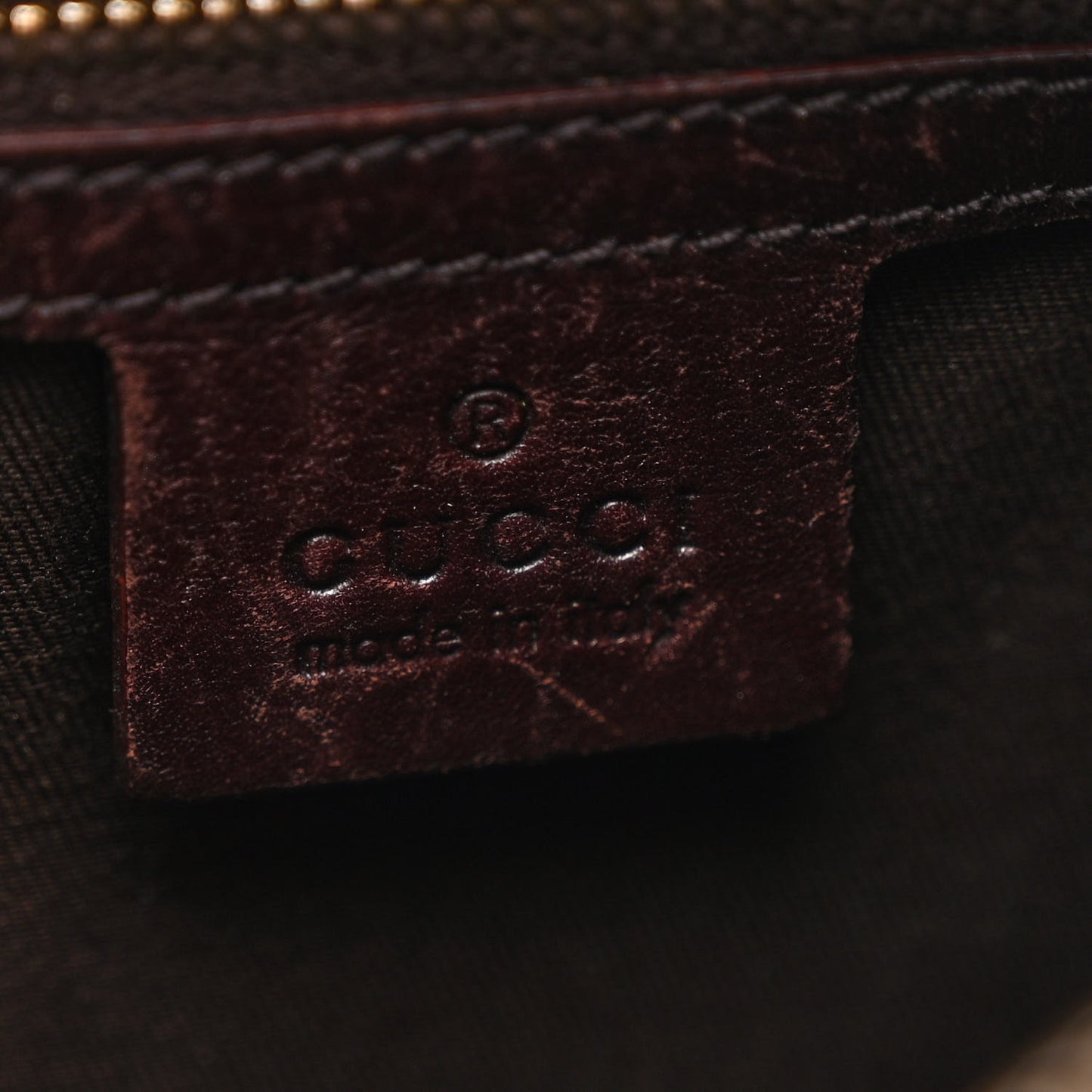 Guccissima Creole Hobo Chocolate