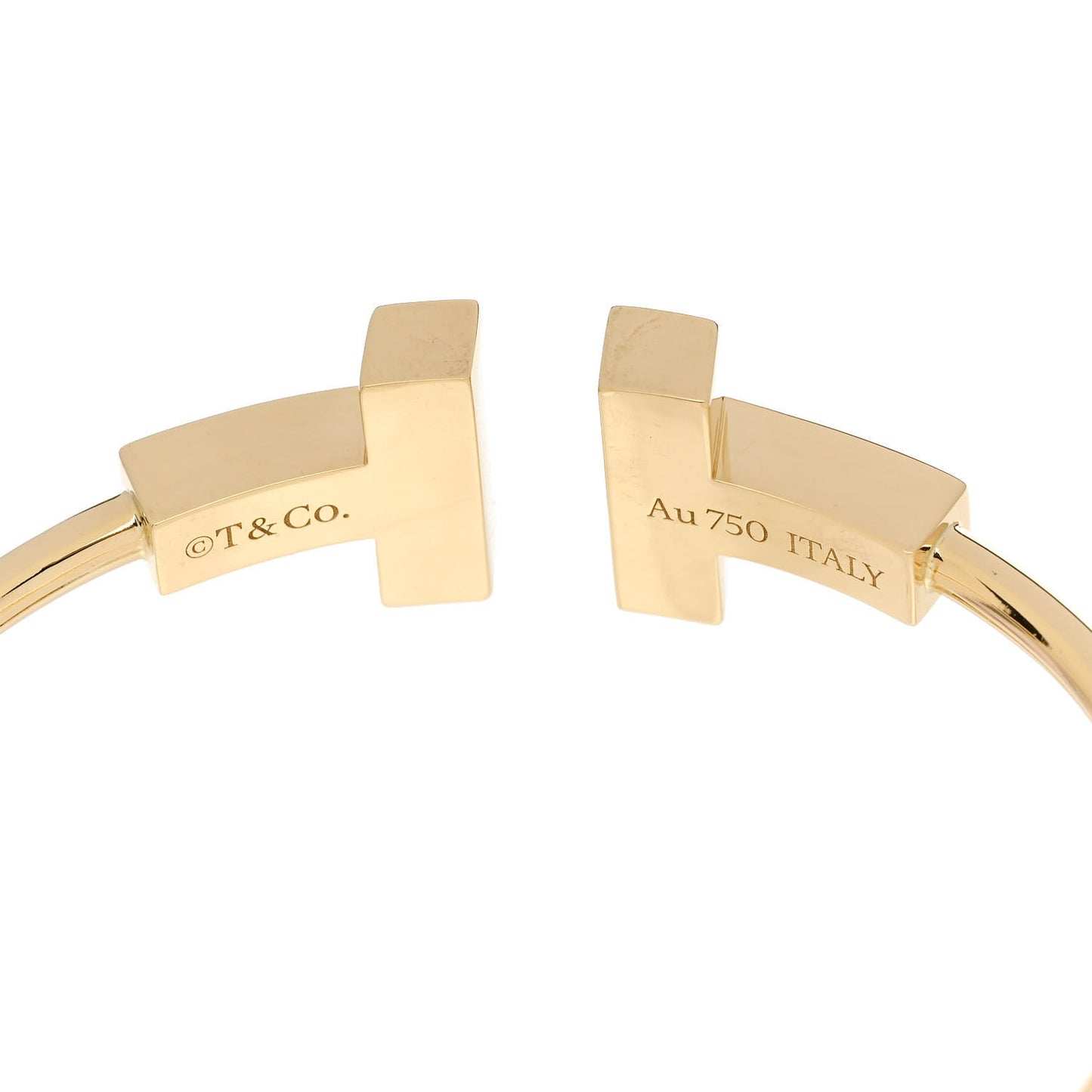 18K Yellow Gold Turquoise Wide T Wire Bracelet