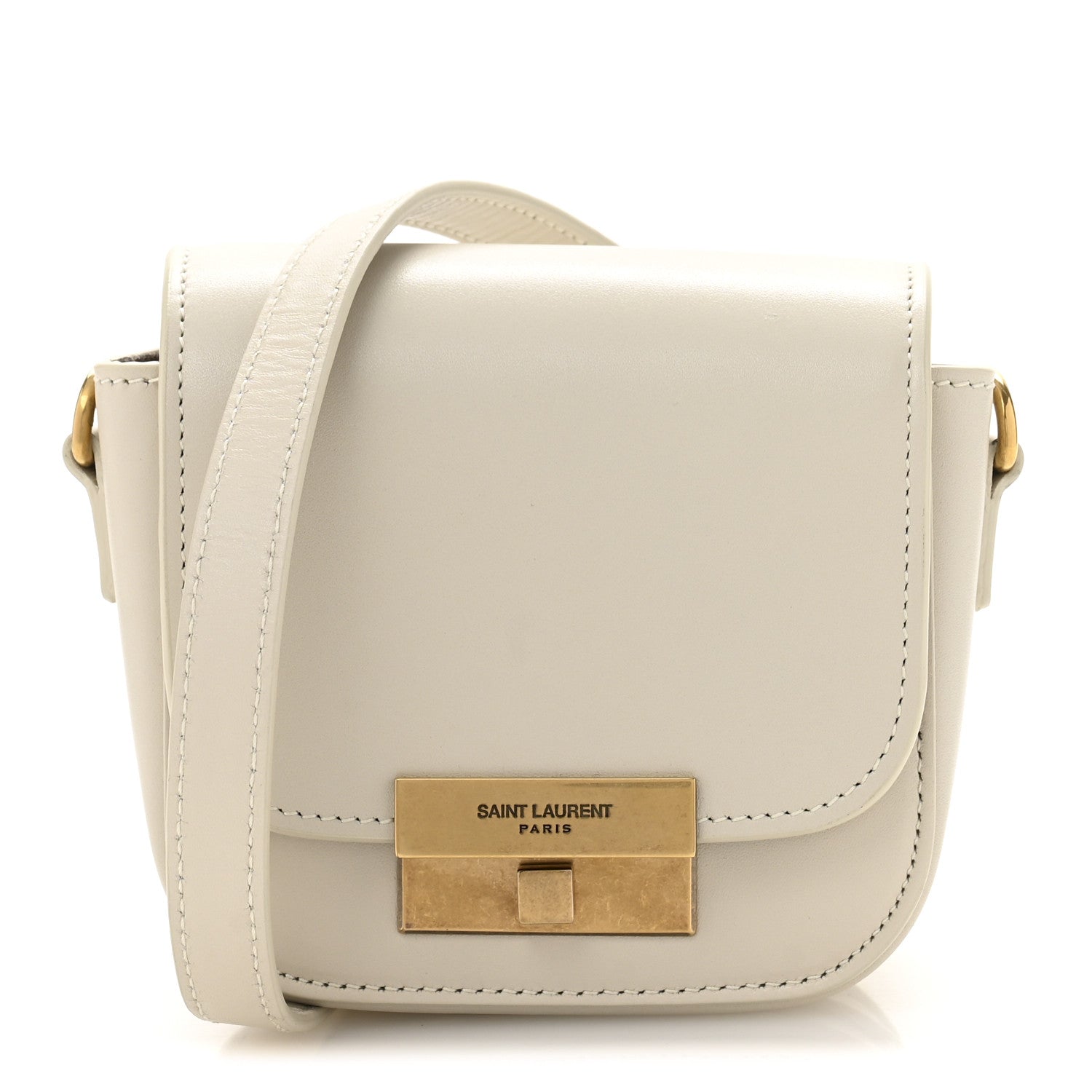 Saint Laurent Smooth Calfskin Mini Betty Satchel Ivory 1 of 13