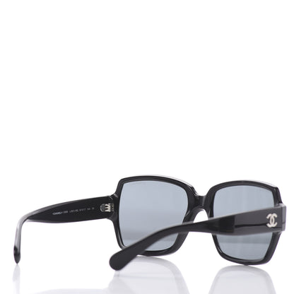 Chanel Acetate Square CC Sunglasses 5385 Black 4 of 6