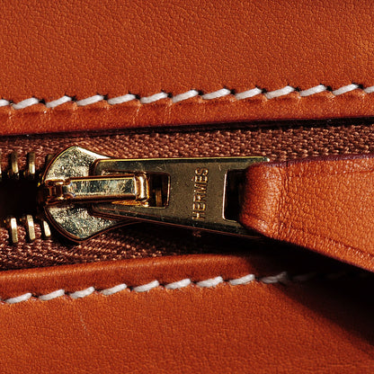 Hermes Toile Natural Barenia Flag Birkin 35 26 of 30