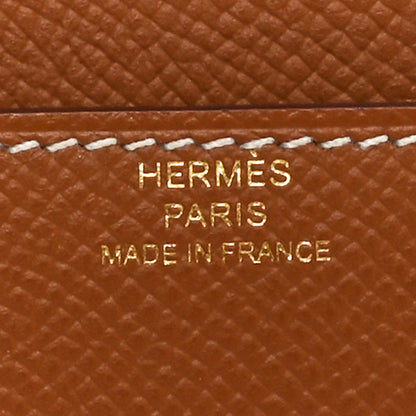 Hermes Epsom Constance Long Wallet To Go Gold 6 of 9