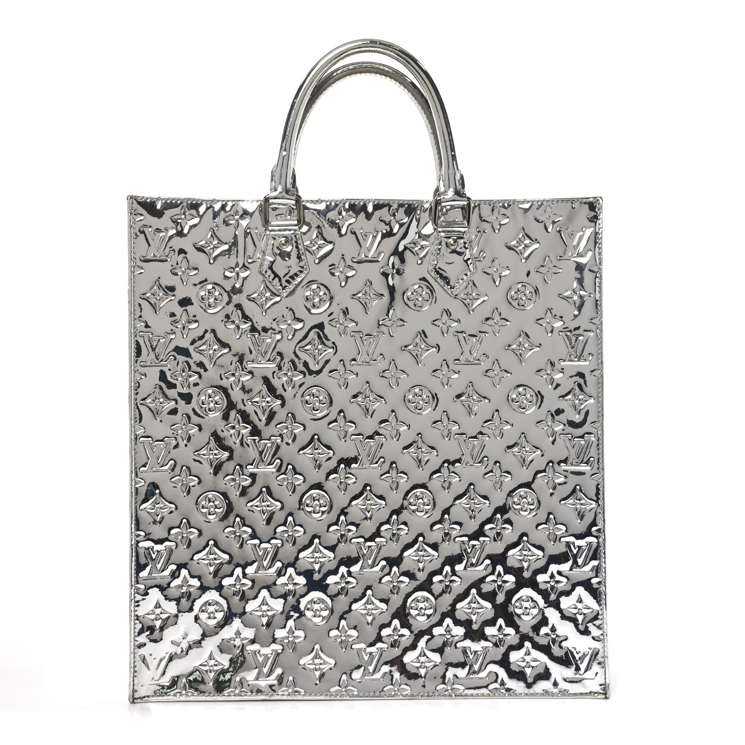 Louis Vuitton Monogram Miroir Sac Plat Silver 1 of 9