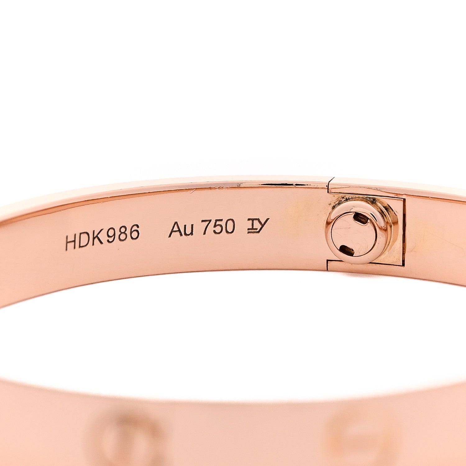 Cartier 18K Pink Gold LOVE Bracelet 16 4 of 8