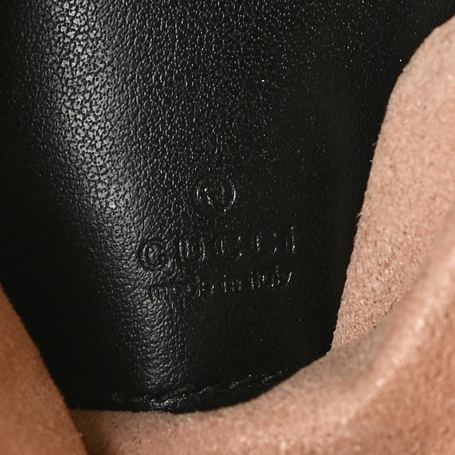 Gucci Calfskin Matelasse Mini GG Marmont Crossbody Bag Black 6 of 9