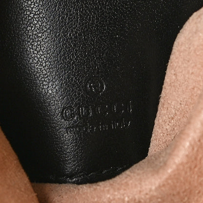 Gucci Calfskin Matelasse Mini GG Marmont Crossbody Bag Black 6 of 9