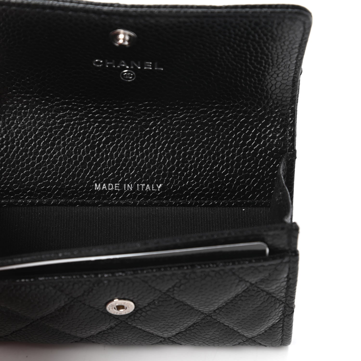 Chanel Caviar Quilted Incognito Flap Card Holder Black 8 of 12