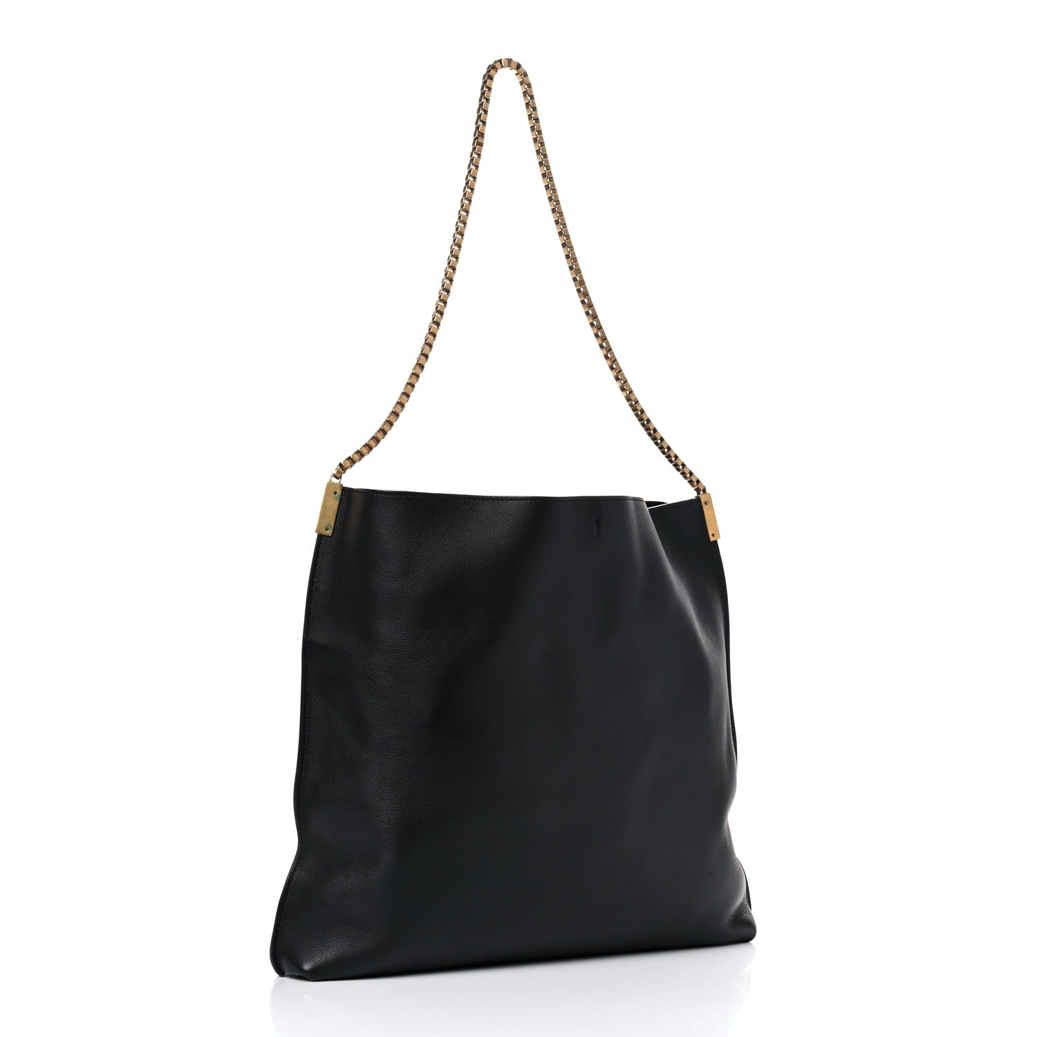Saint Laurent Calfskin Medium Suzanne Hobo Black 3 of 16