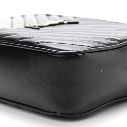 Saint Laurent Calfskin Matelasse Monogram Lou Camera Bag Black 6 of 10