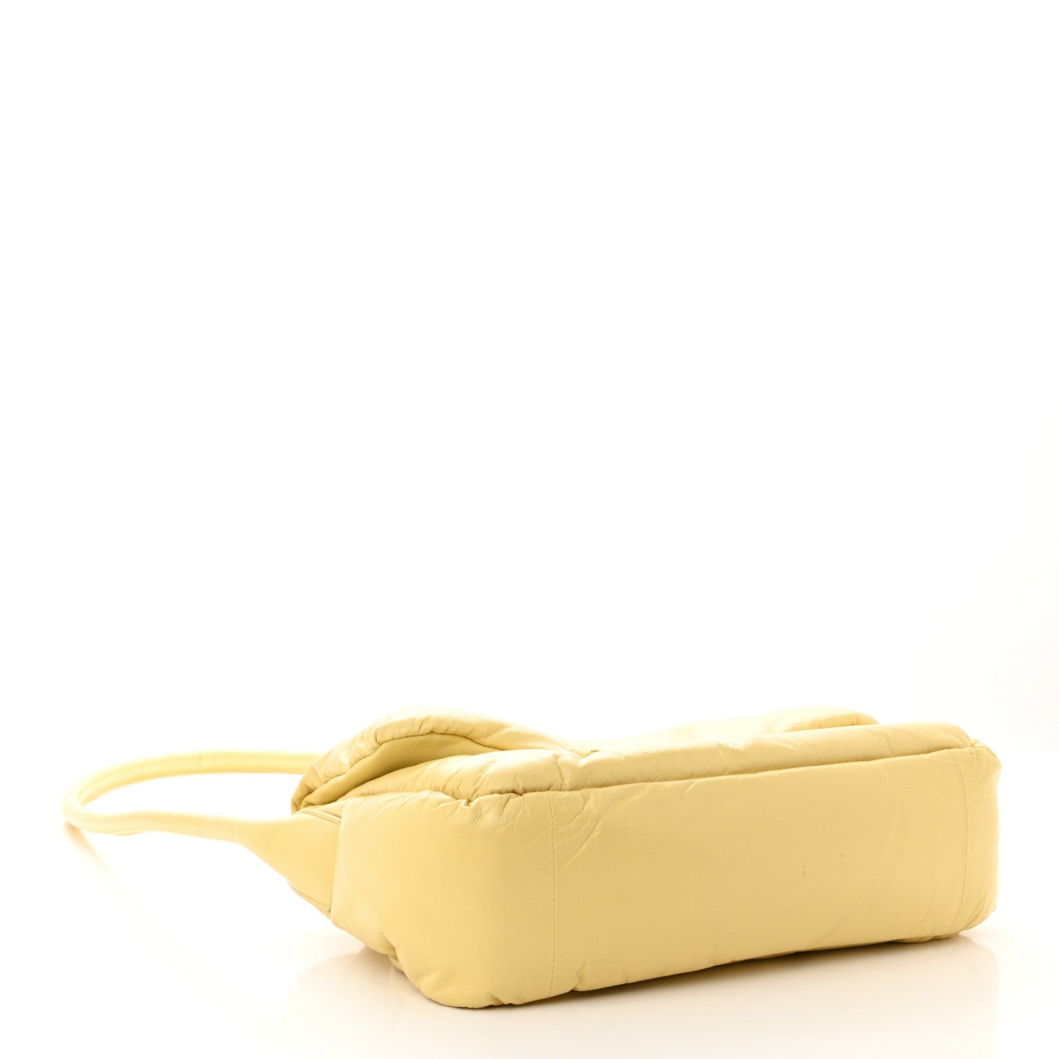Bottega Veneta Paper Calfskin Puffy Flap Butter Brass 4 of 12