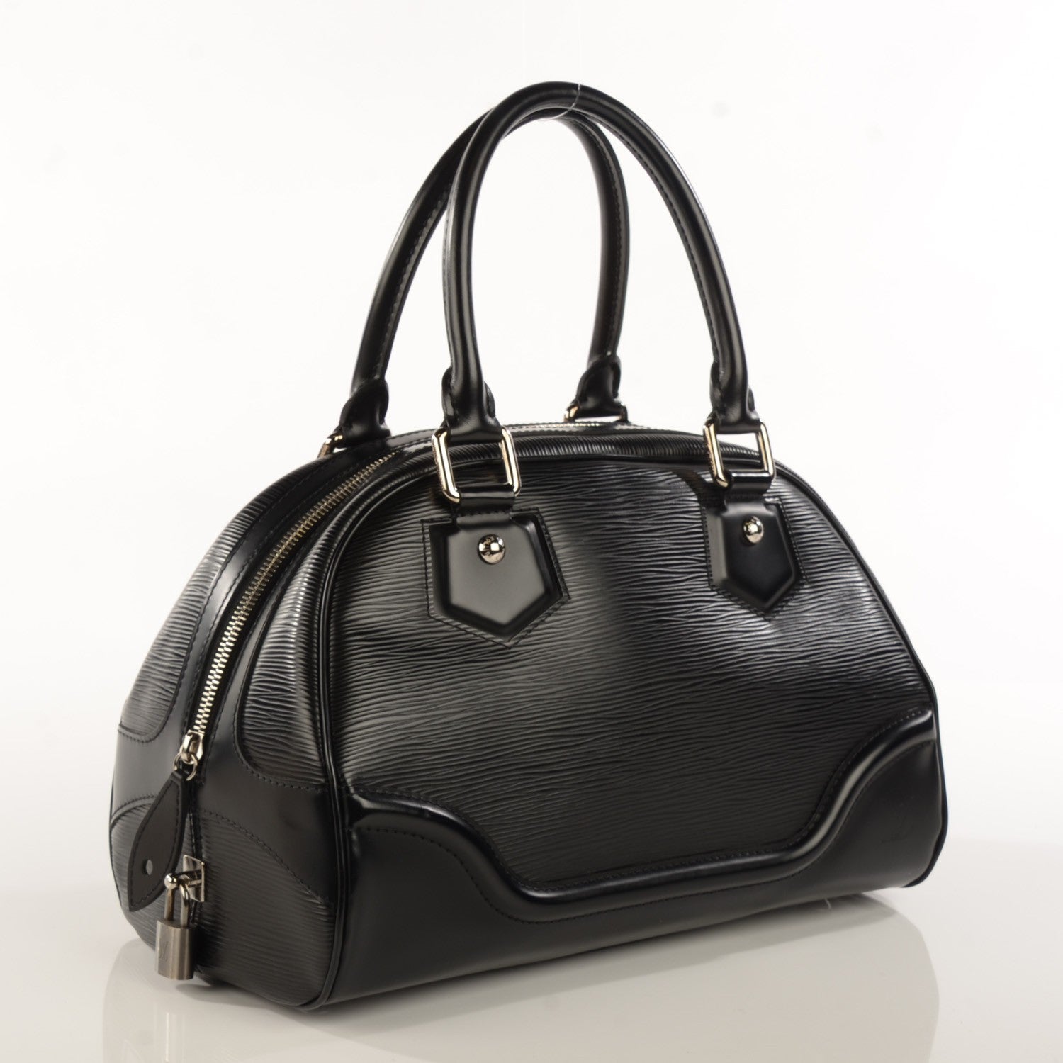 Louis Vuitton Epi Bowling Montaigne PM Black 3 of 7
