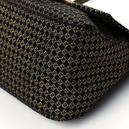 Fendi Micro Zucchino Forever Mini Mama Baguette Black Gold 9 of 9