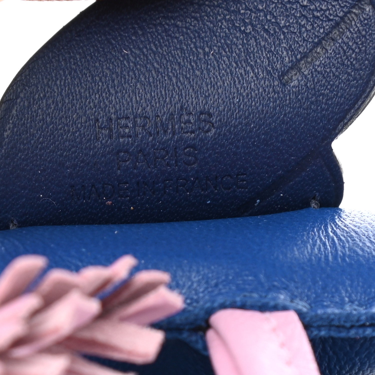 Hermes Milo Lambskin Grigri Rodeo Pegase Horse Bag Charm PM Bleu France Mauve Sylvestre Bleu Saphir 4 of 5