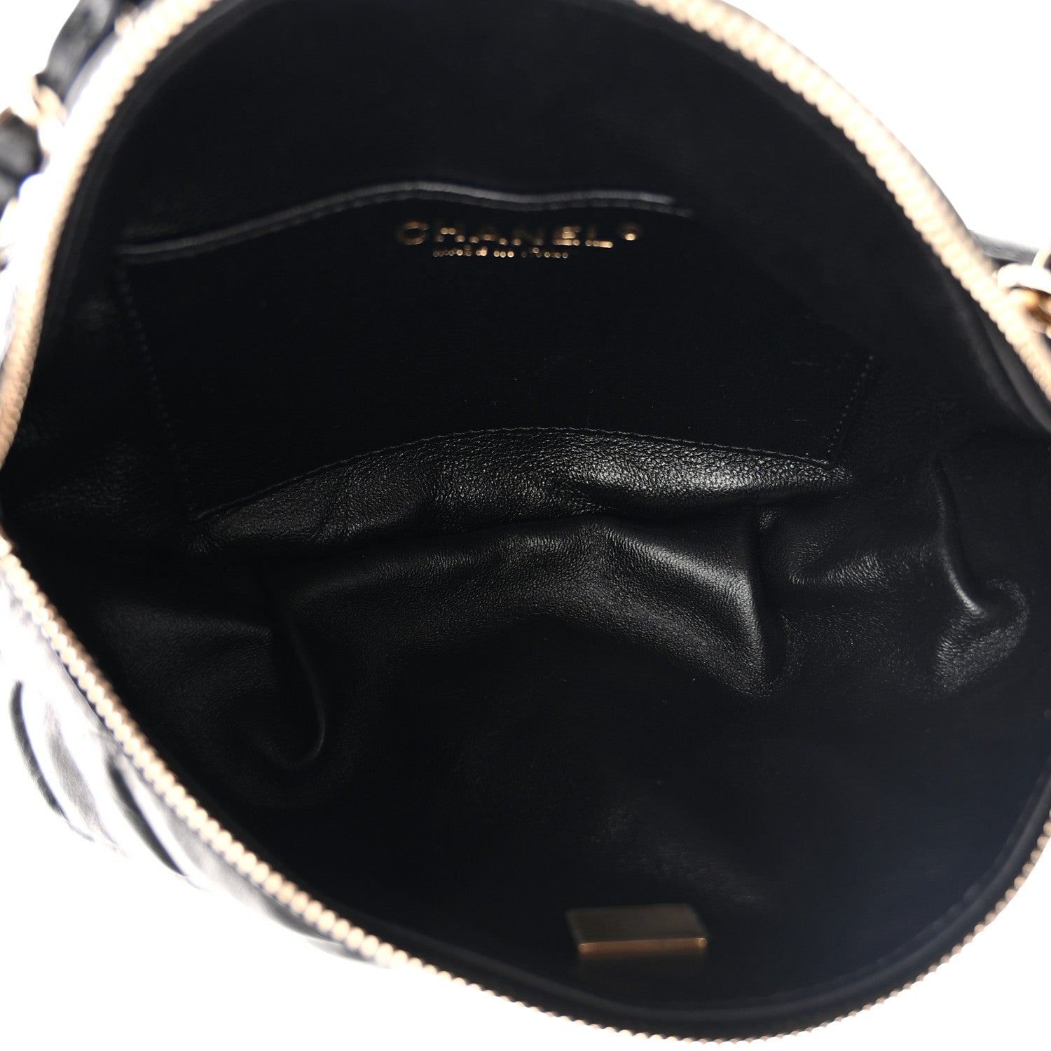 Chanel Lambskin Quilted Waist Bag Fanny Pack Black 5 of 13