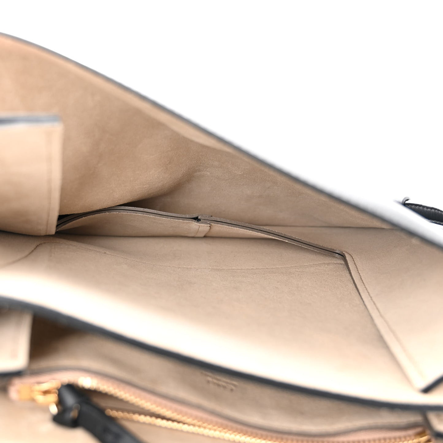 Suede Calfskin Medium Faye Shoulder Bag Black