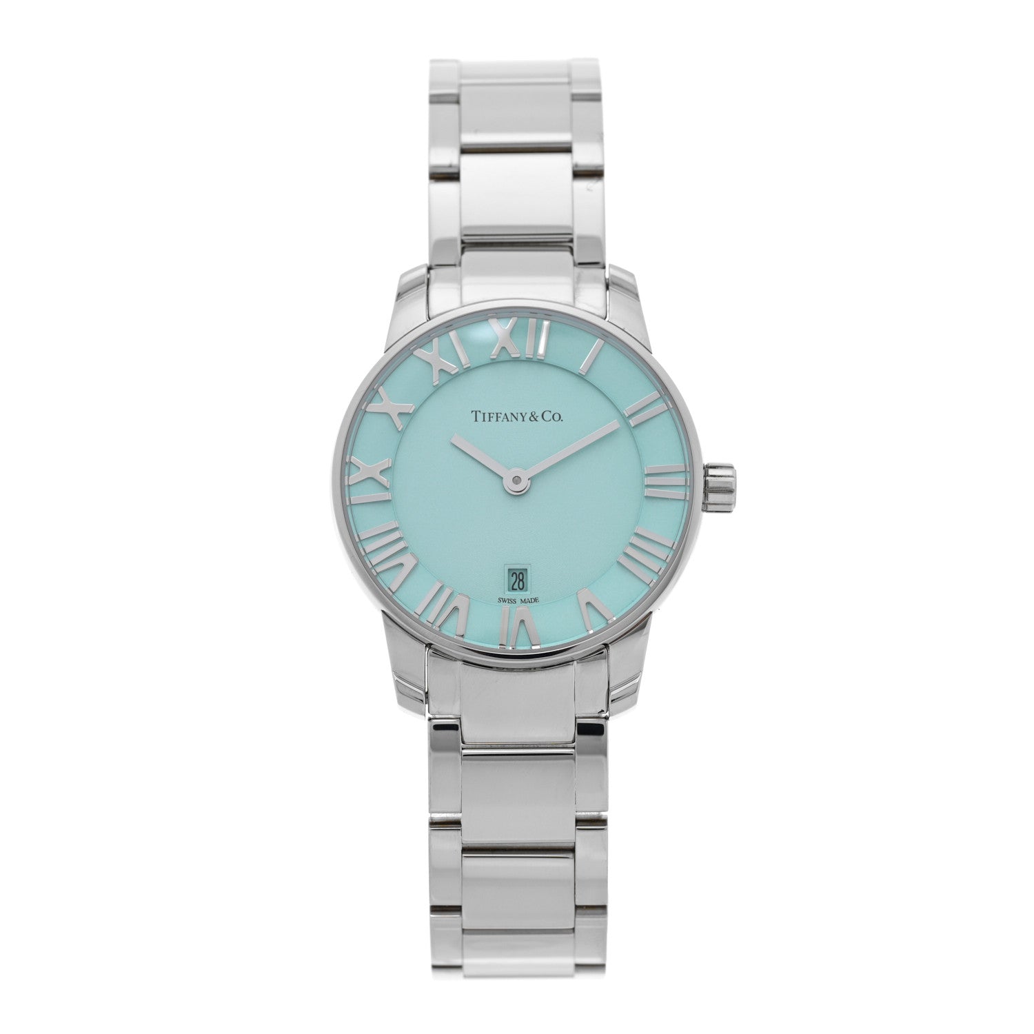 Tiffany Stainless Steel 29mm Atlas 2-Hand Quartz Watch Tiffany Blue 1 of 5