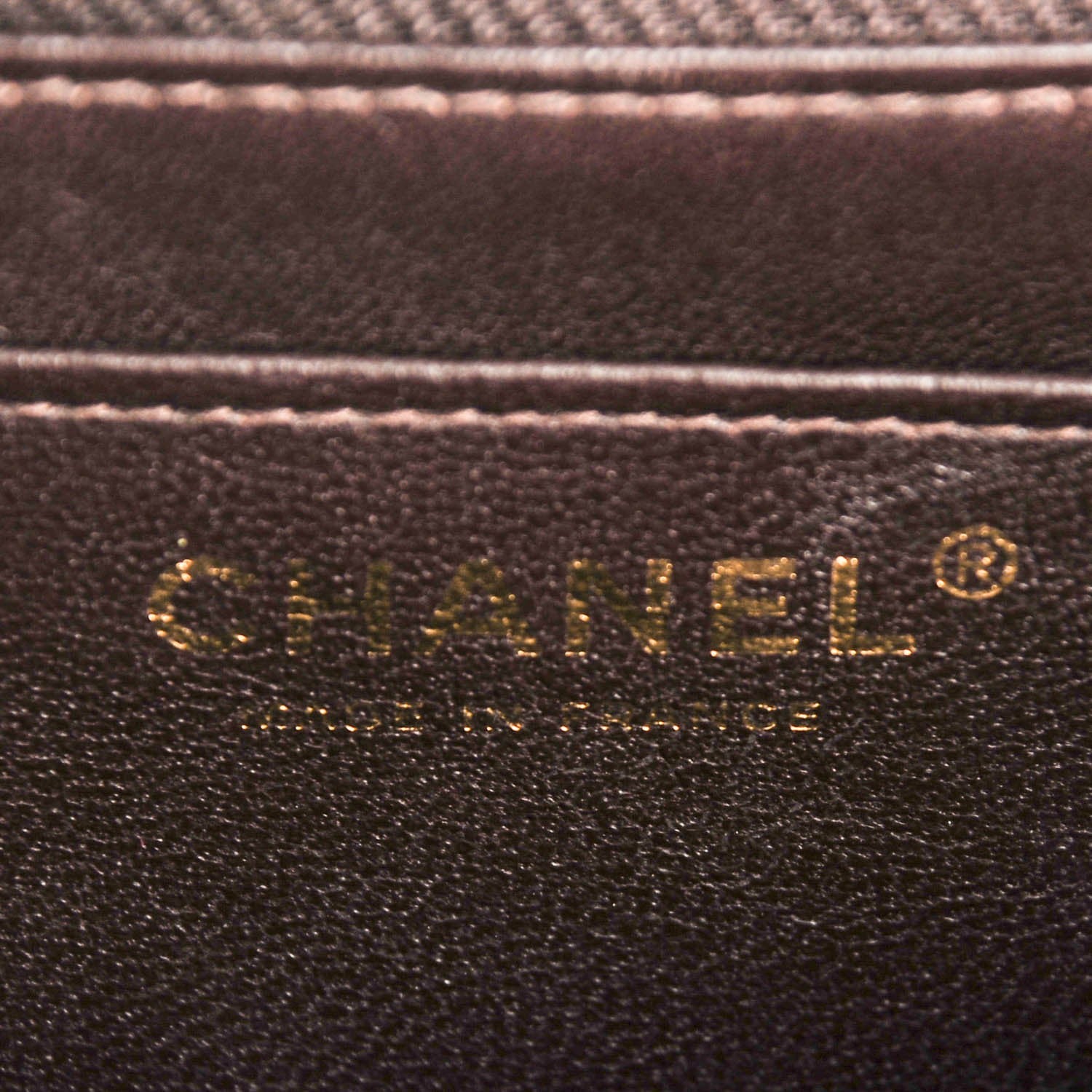 Chanel Toile Quilted Jumbo Single Flap Dark Blue 7 of 8