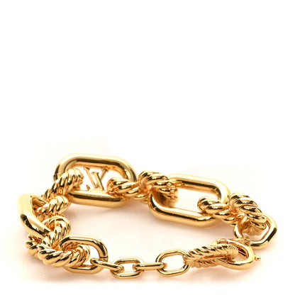Louis Vuitton Chain Nautical Bracelet Gold 2 of 9