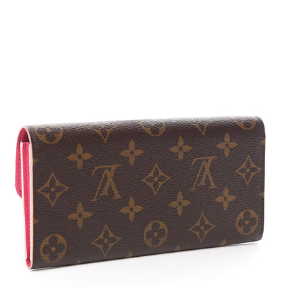 Louis Vuitton Monogram Bloom Flower Emilie Wallet 3 of 7