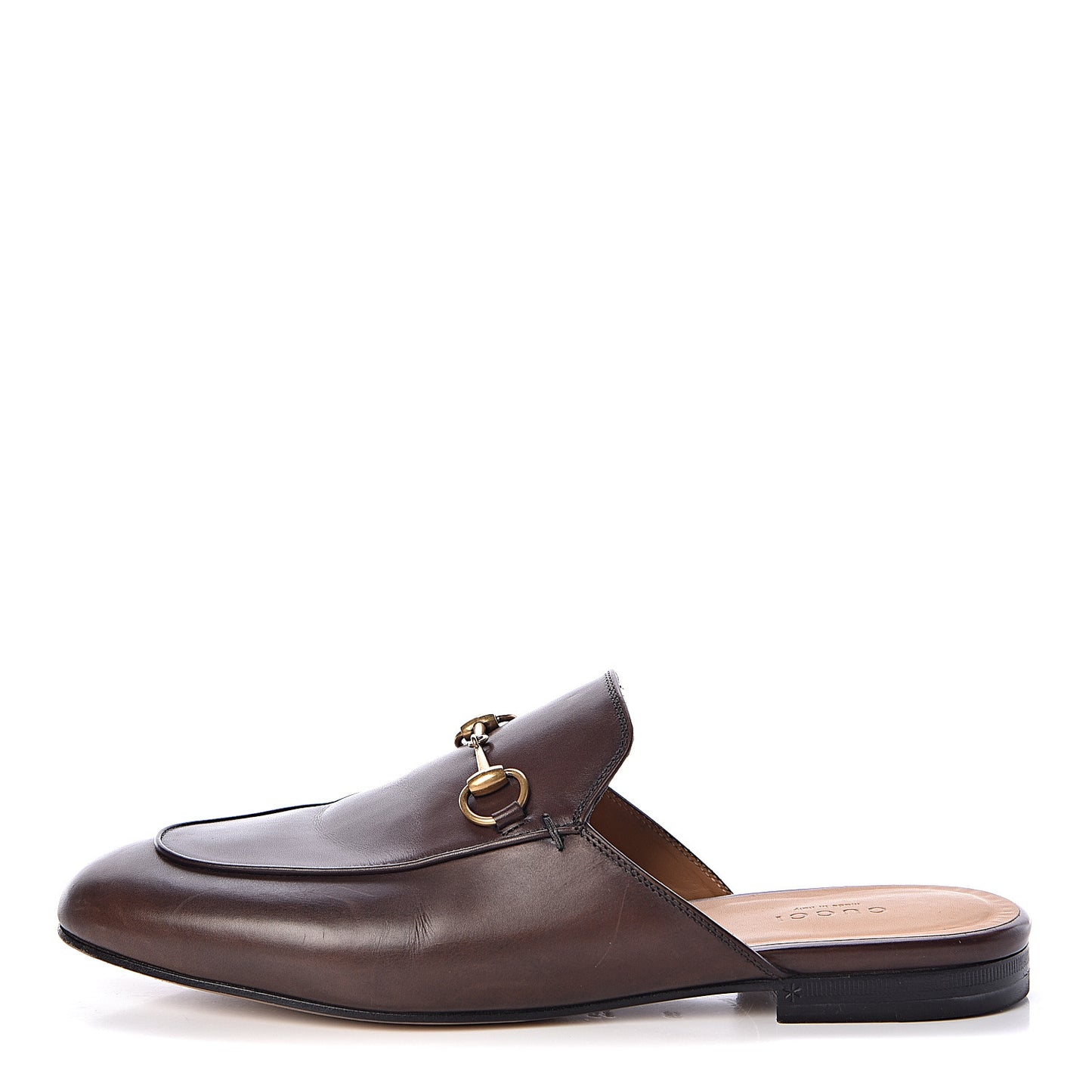 Calfskin Womens Princetown Slippers 39 Fondente Brown