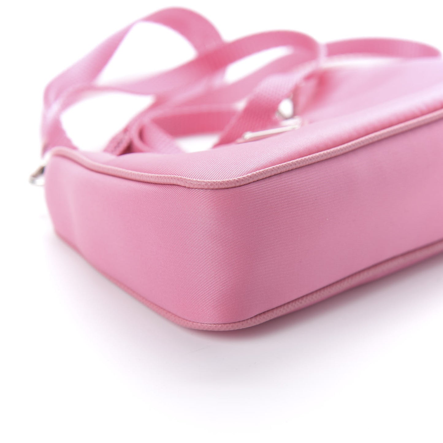 Tessuto Nylon Saffiano Mini Re-Edition 2000 Shoulder Bag Begonia