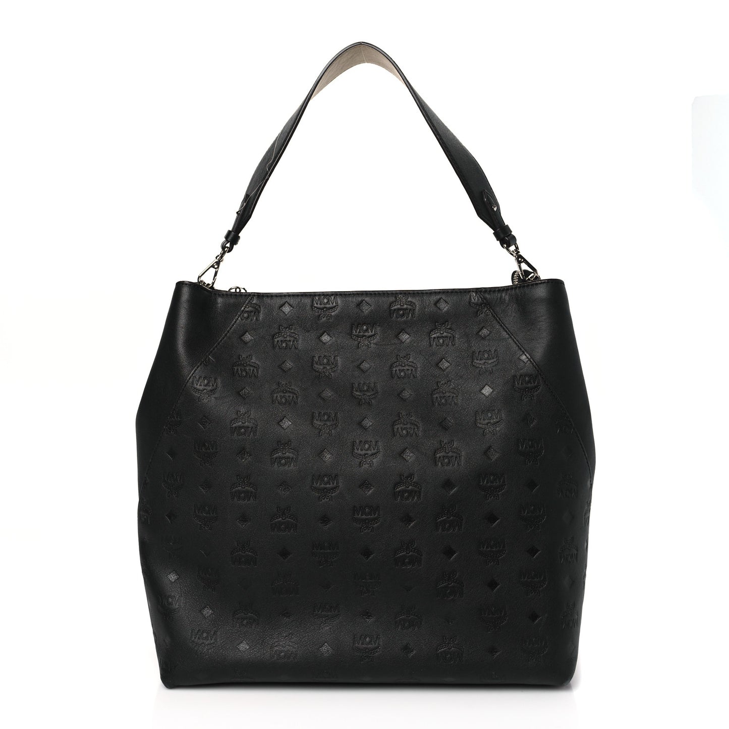 Calfskin Ottomar Large Klara Hobo Black