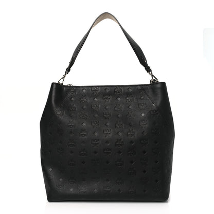 MCM Calfskin Ottomar Large Klara Hobo Black 1 of 8