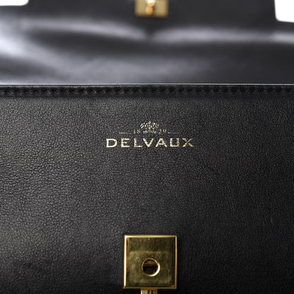 Delvaux Smooth Calfskin GM Tempete Satchel Black 8 of 9