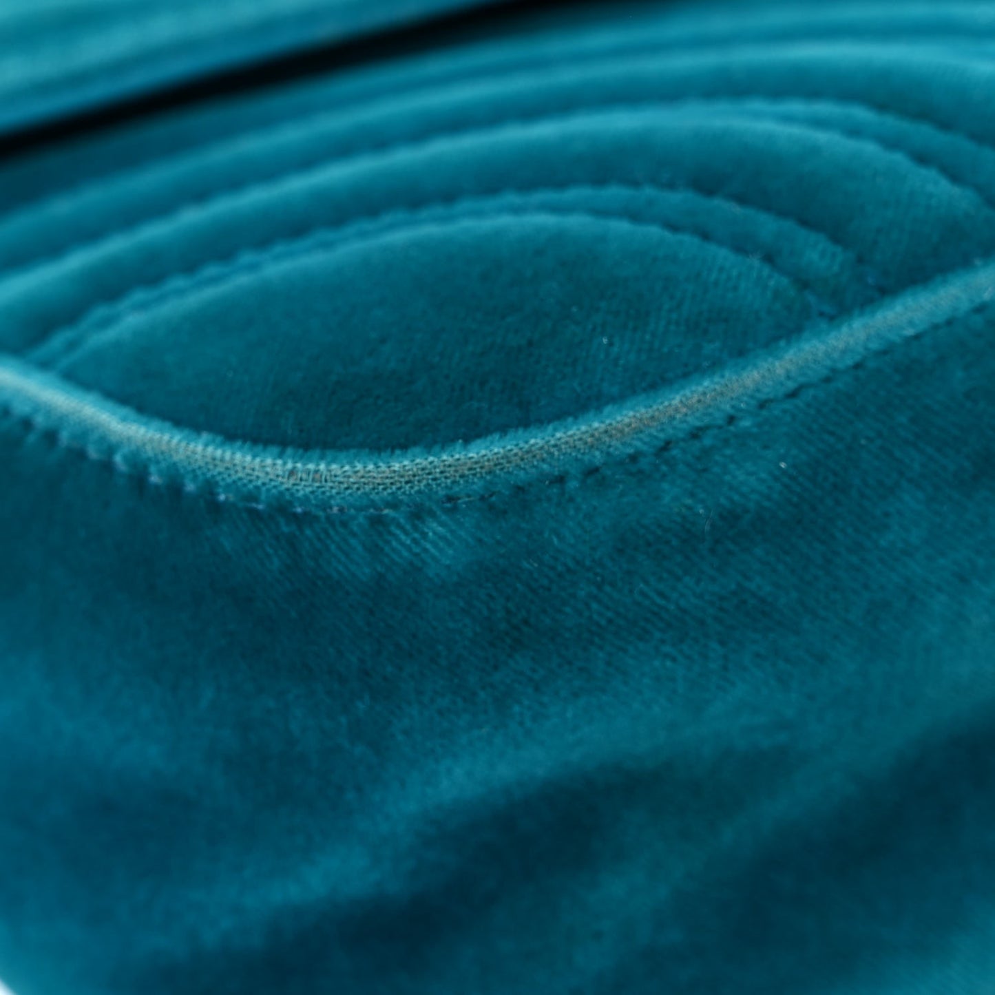 Velvet Matelasse Small GG Marmont Shoulder Bag Pavone Cyan