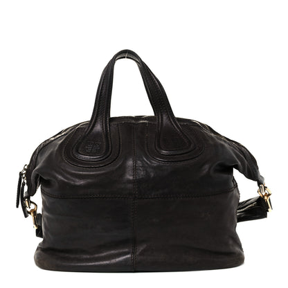 Givenchy Wrinkled Lambskin Medium Nightingale Dark Brown 1 of 10