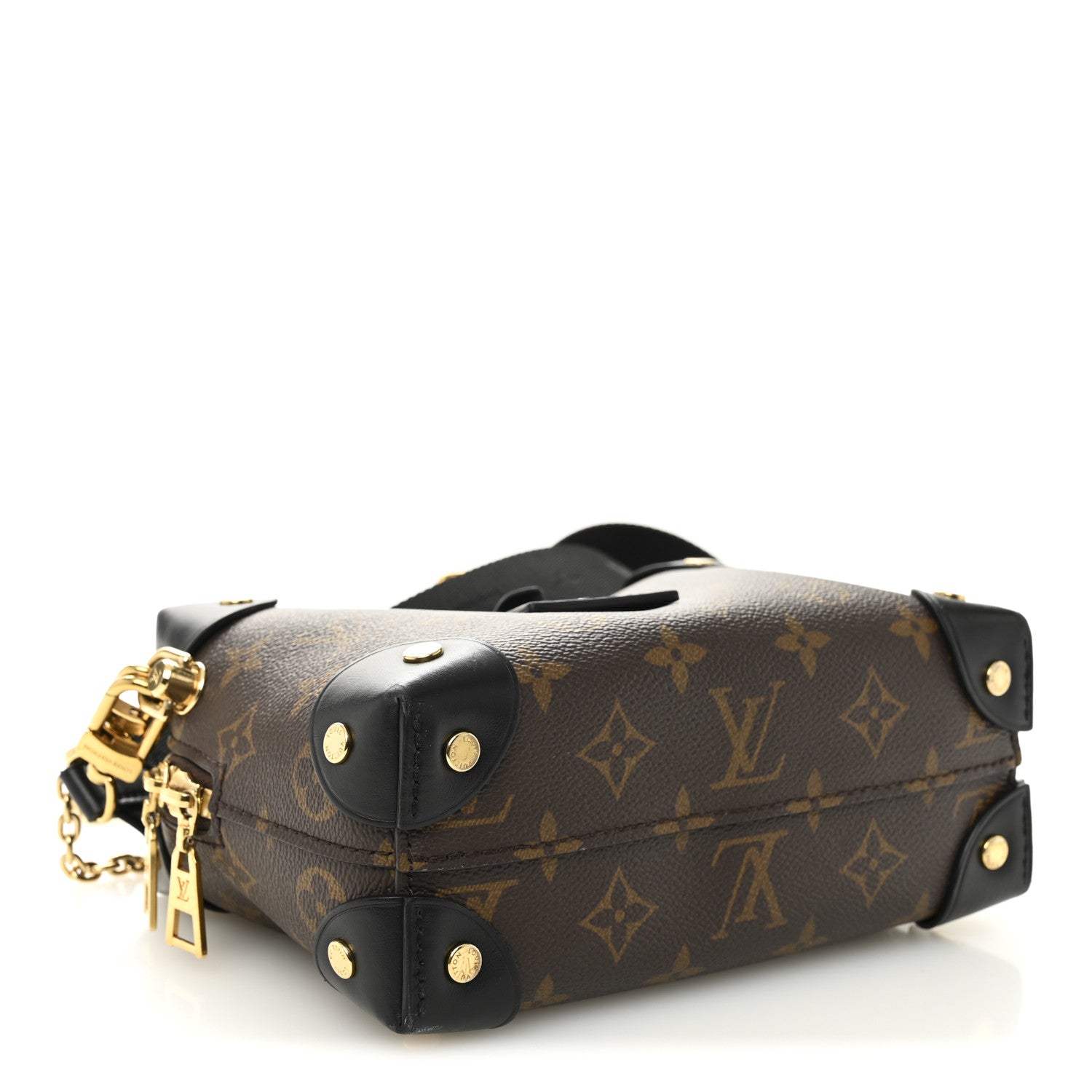 Louis Vuitton Monogram Petite Malle Souple Black 4 of 9