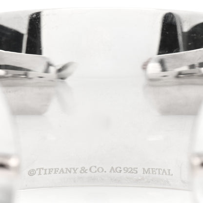 Tiffany Sterling Silver Rubedo 1837 Wide Cuff Bracelet 3 of 3