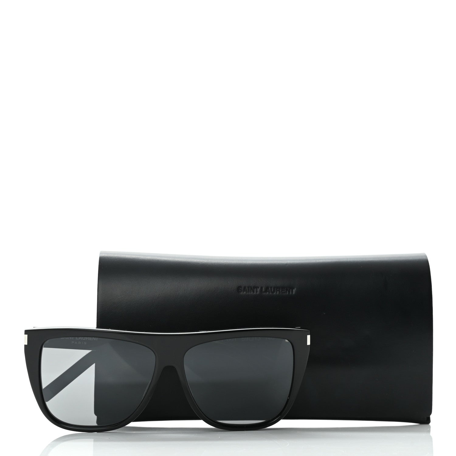 Saint Laurent Acetate SL1 Sunglasses Black 8 of 8