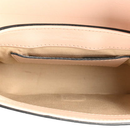 Chloe Calfskin Crocodile Embossed Mini C Double Carry Milky Cement Pink 5 of 15
