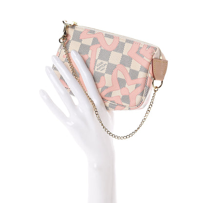 Louis Vuitton Damier Azur Tahitienne Mini Pochette Accessories 2 of 7