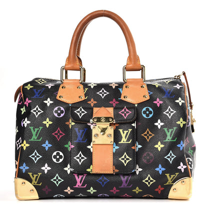 Louis Vuitton Monogram Multicolor Speedy 30 Black 1 of 8