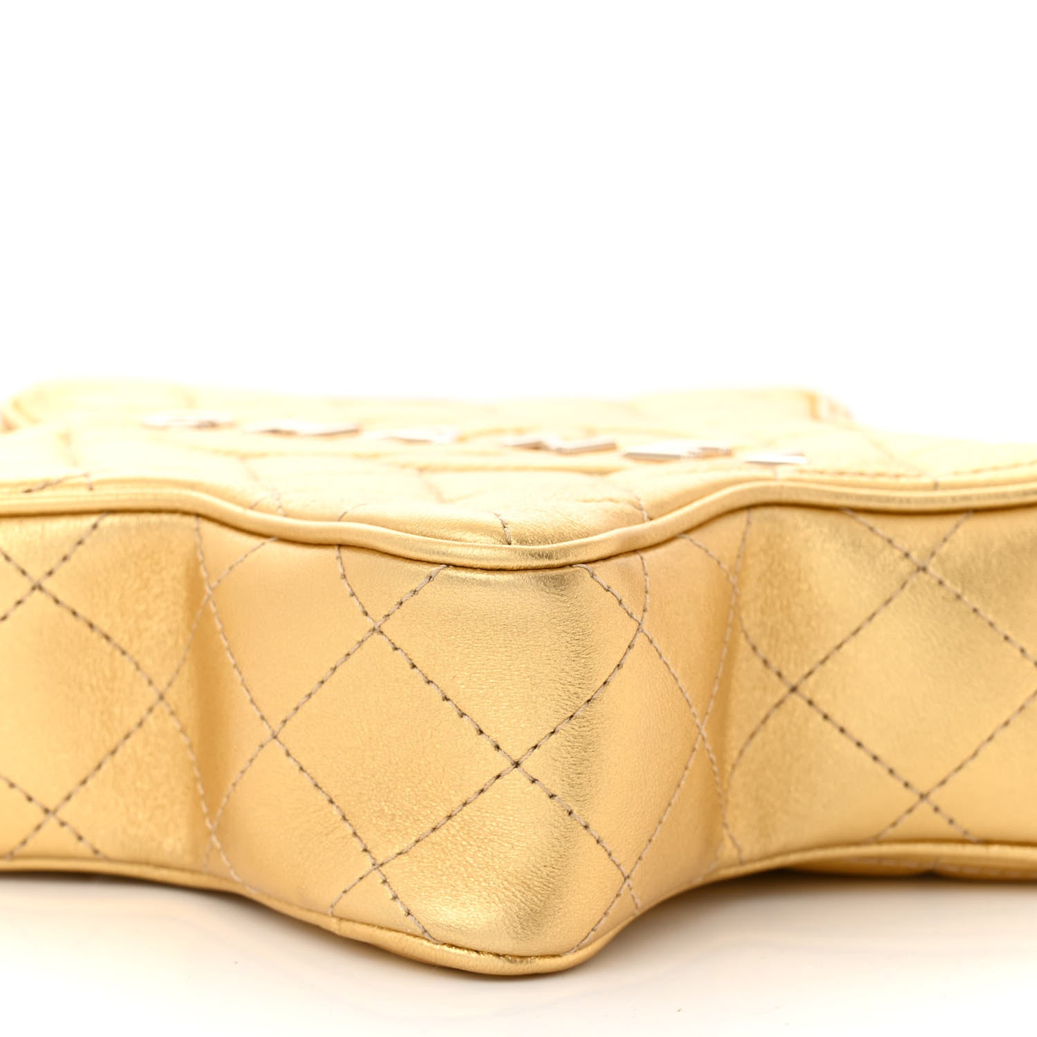 Chanel Metallic Lambskin Quilted Walk Of Fame Star Bag Gold 10 of 10