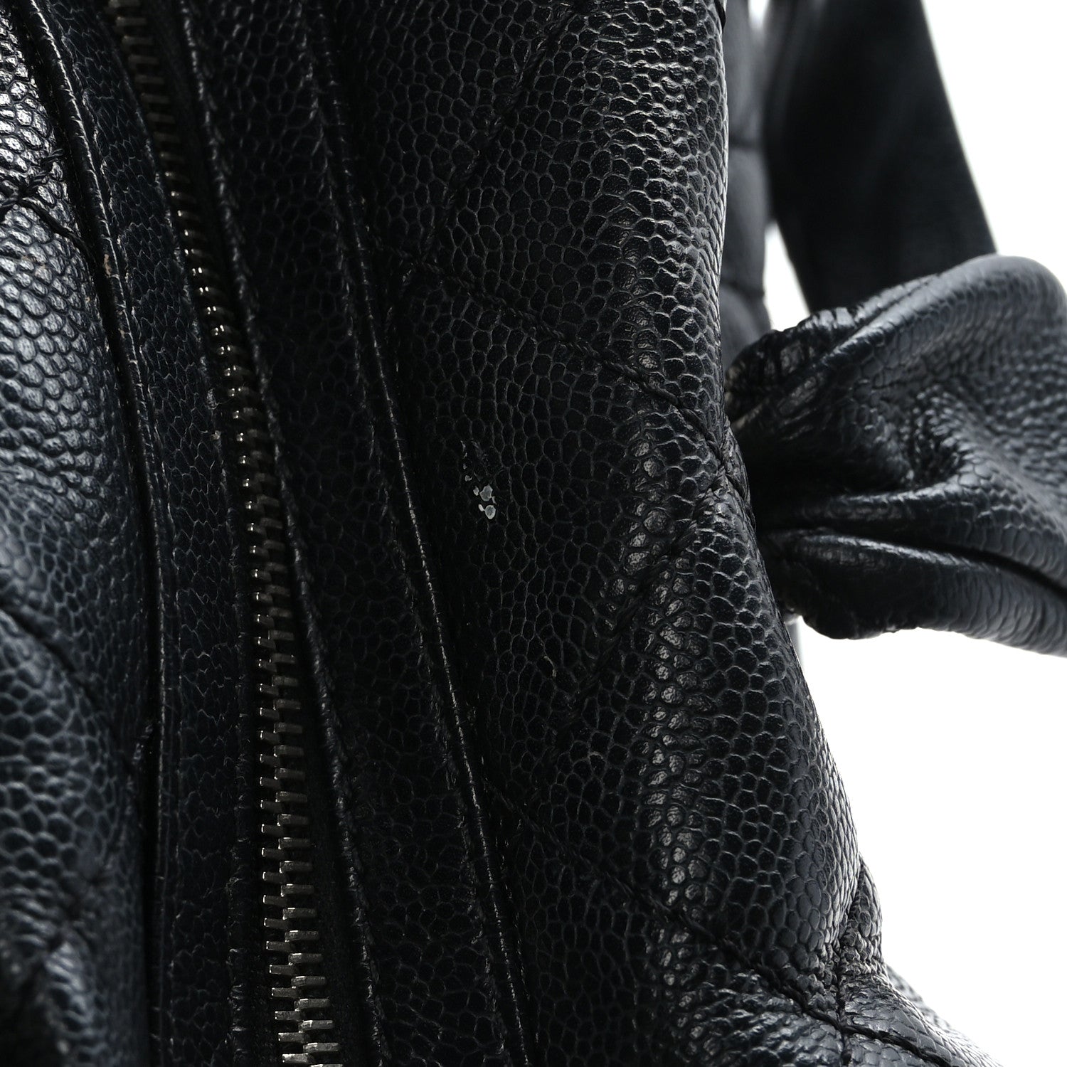 Chanel Caviar Quilted CC Timeless Bowler Black 12 of 12