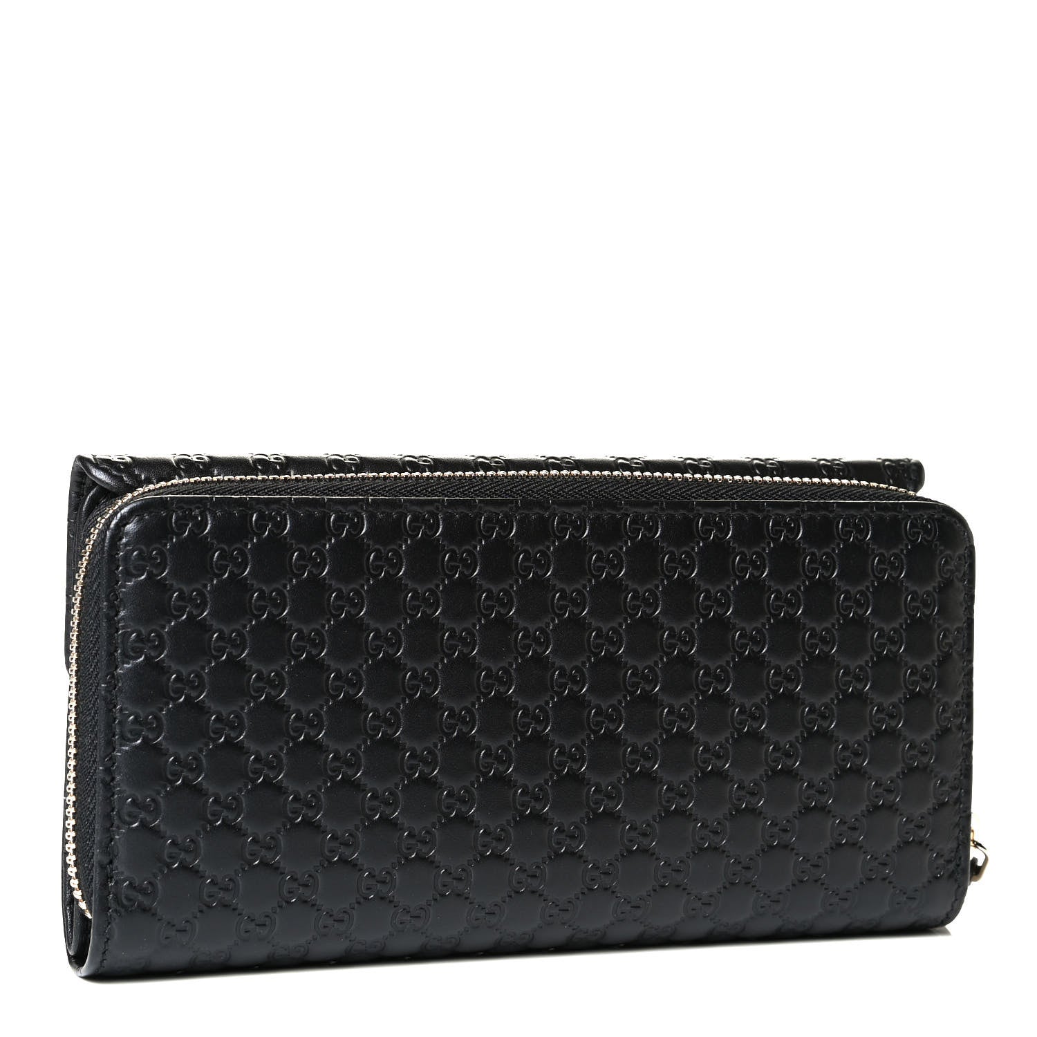 Gucci Soft Microguccissima Continental Zip Wallet Black 2 of 5