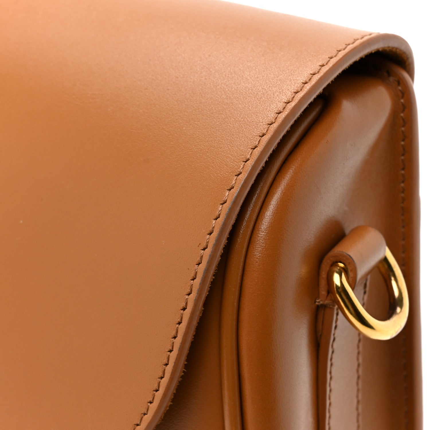 Christian Dior Box Calfskin Medium Bobby Flap Camel 11 of 12