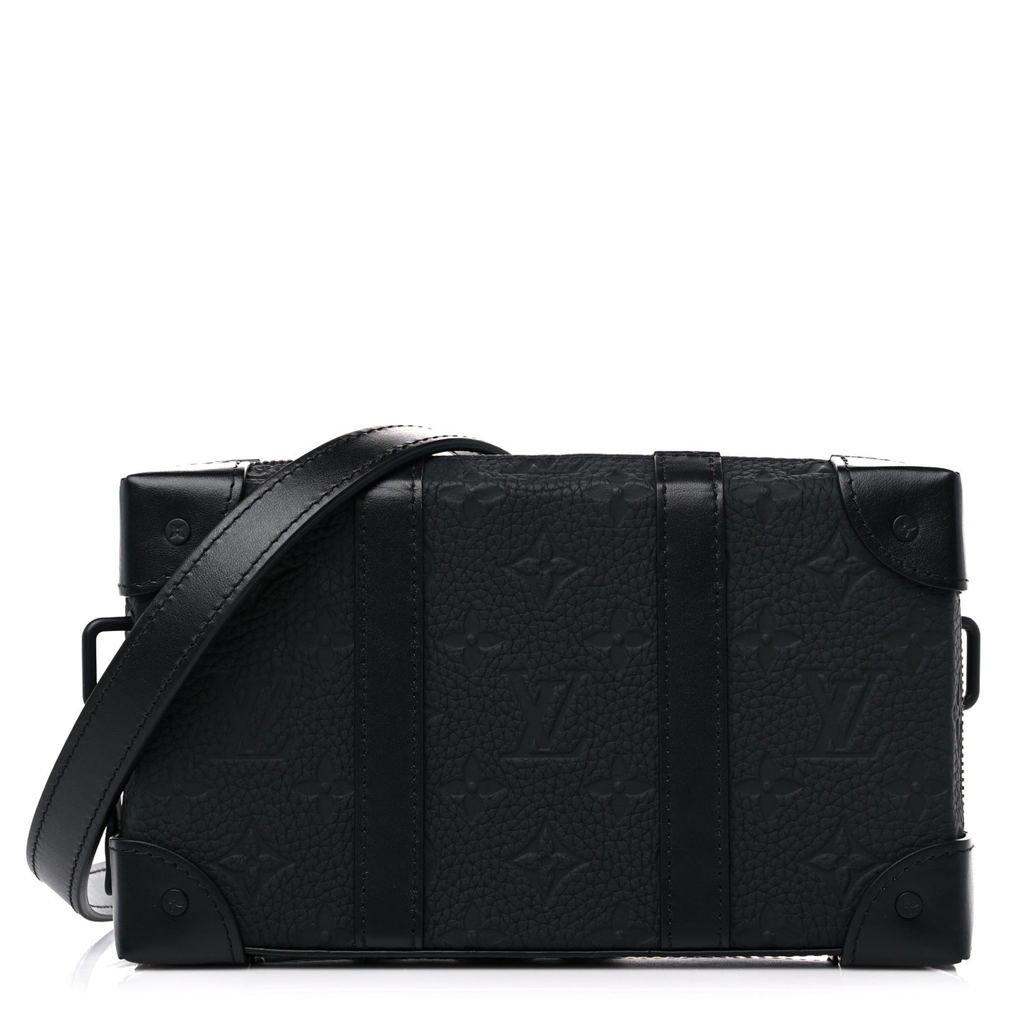 Taurillon Monogram Soft Trunk Wallet Black