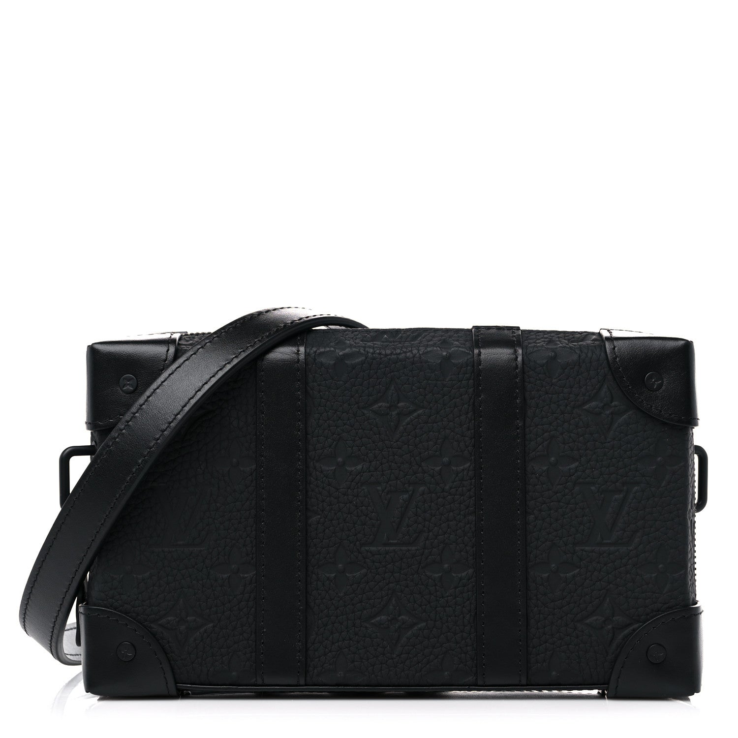 Louis Vuitton Taurillon Monogram Soft Trunk Wallet Black 1 of 10